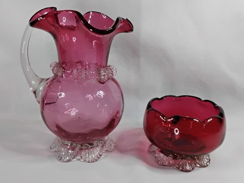 Victorian cranberry glass - victorian,