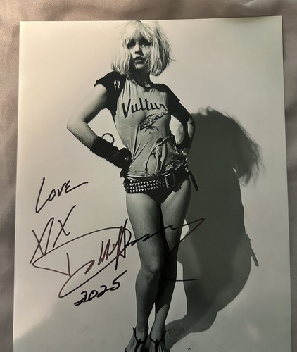Debbie harry signed 10 - 8,