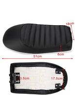 Universal Retro Motorcycle Hump Cafe Racer Seat Soft Vintage Saddle for Honda UK