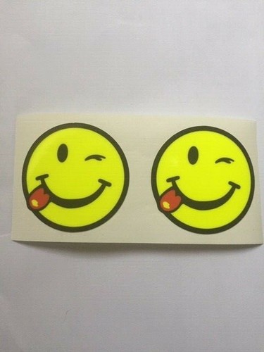 Smiley faces motorbike - x,