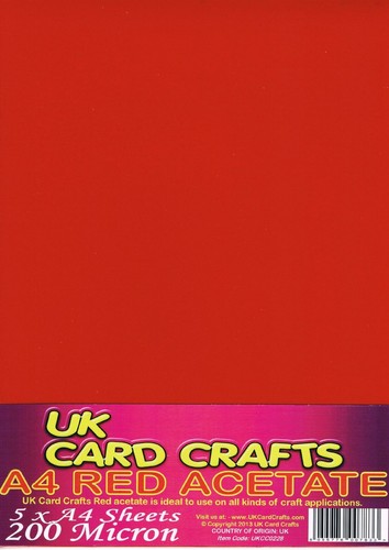 Red acetate 200 micron 5 - acetate,