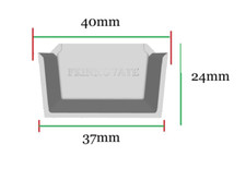 Greenhouse gutter spares to suit Halls Parts Outlets Blank End Rain Water Butt
