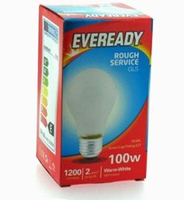 8 x Eveready 100w Pearl ES E27
