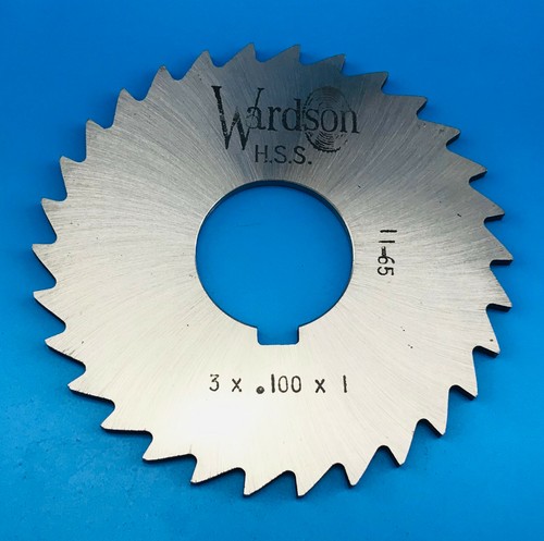 Hss slitting saw 1 x - hss, 3"