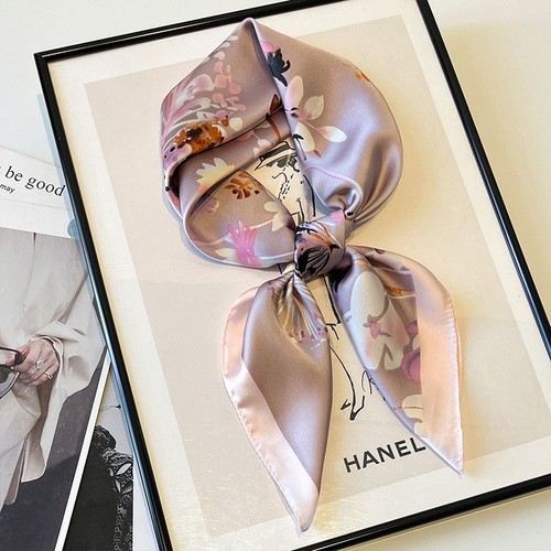 Genuine mulberry silk scarf - mulberry, scarf/