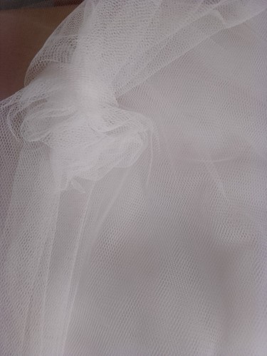 300cm white net - veil, soft