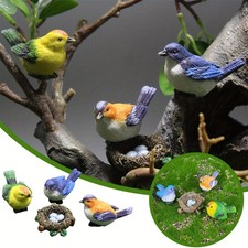1 SET Resin Miniature Birds