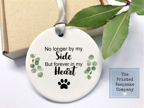 Dog loss ceramic ornament pet - loss,