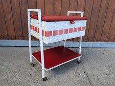 Vintage sewing cart space age - sewing,
