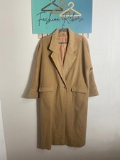 Women's vintage Czarina cashmere/wool Long Camel Coat size 18/20 