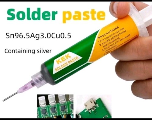 Silver solder syringe - solder,