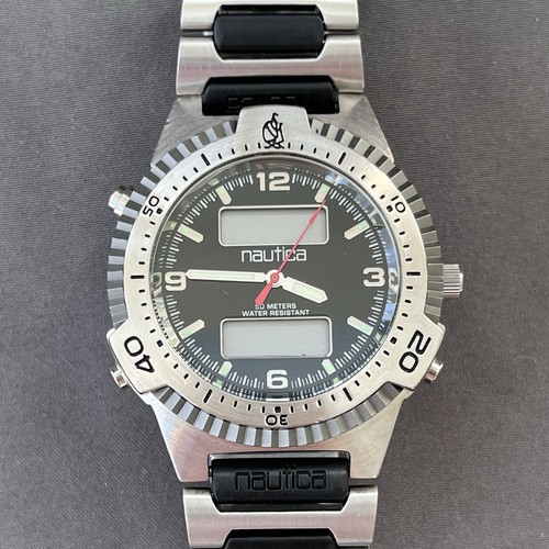 Nautica mens brushed - brushed, stainless