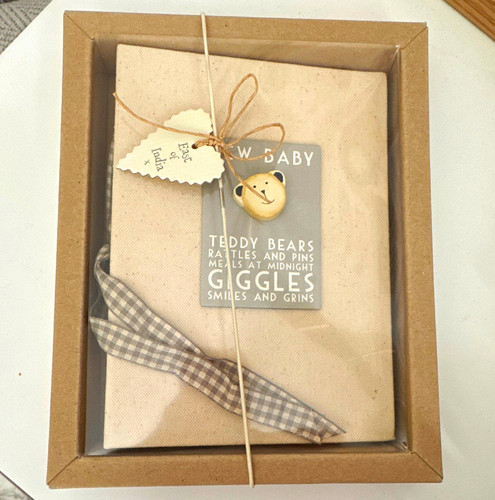 New baby record book keepsake - book,