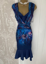 Lipsy Bodycon Dress 10 Blue