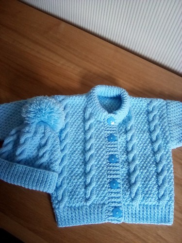 Baby hand knitted - knitted, and
