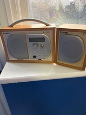 Pure Evoke-1 Digital DAB/FM Mains Power Radio with Secondary Stereo Speaker
