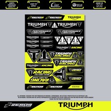 TRIUMPH STICKERS, MOTOCROSS