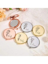 Personalised Floral Compact
