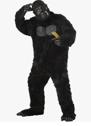 Adult gorilla costume standard - gorilla,