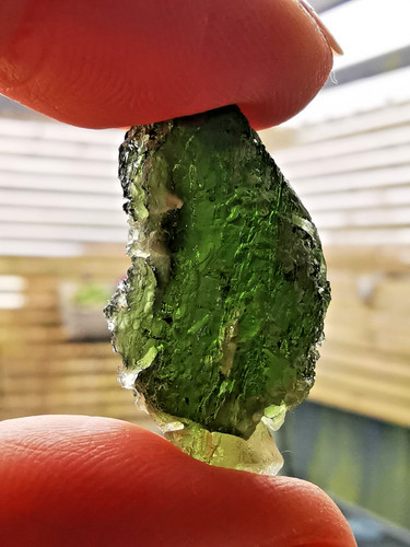 Moldavite crystal - 4.3g, (01)