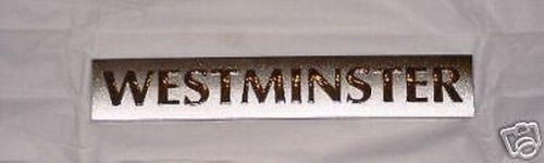 Chrome plated westminster - plated,