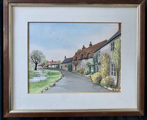 Hand coloured art winkle - coloured,
