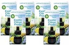 6 x Air Wick Plug-in Refills -  Exotic Citrus Fruits