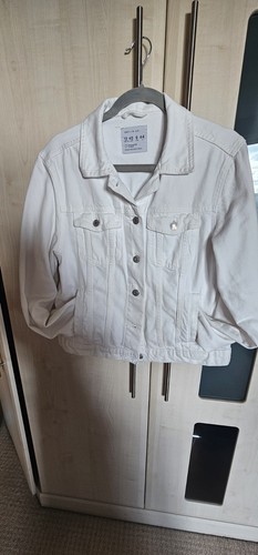 Primark white denium jacket - primark,