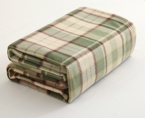 Tartan fleece blanket sofa - blanket,,