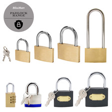 Brass padlock small durable - brass,