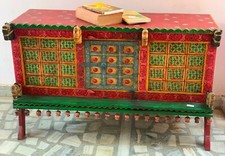 Antique wooden damchiya box
