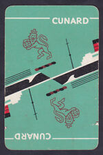 Cunard Shipping Line single Swap Playing Card
