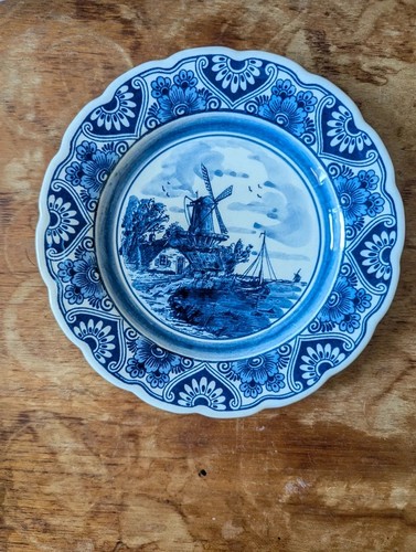 Blue vintage delft - blue, decorative