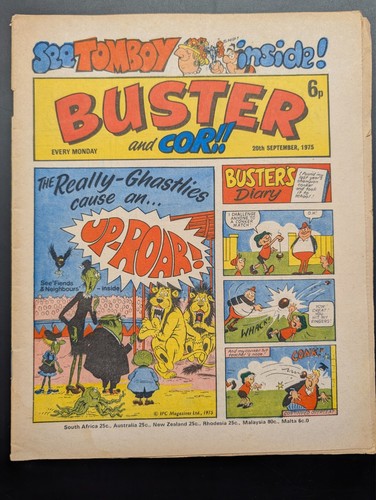 Buster and cor comic - cor, comic,