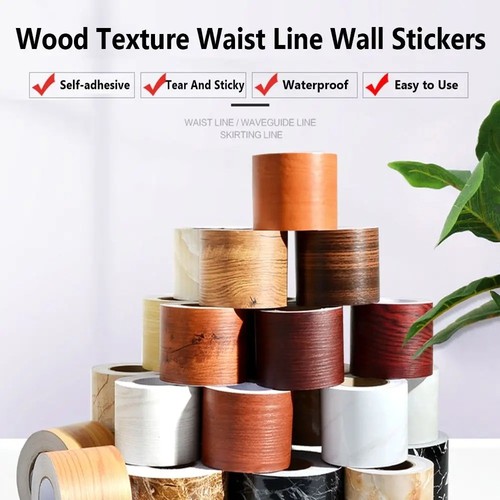 Pvc wood waist line - line, skirting