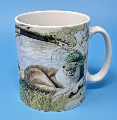 Otter the riverbank image - on,