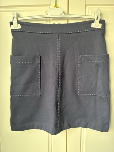 Next navy mini skirt 6 - navy, uk
