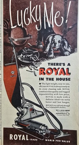 1947 royal vacuum - vacuum, cleaner