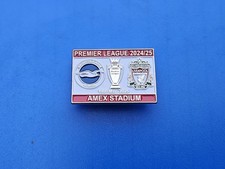 Brighton v Liverpool FC Pin Badge Premier League May 2025 Amex Stadium