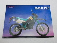 KAWASAKI KMX125 A/B Motorcycle Sales Leaflet c1998 #99949-1090 VII-IX