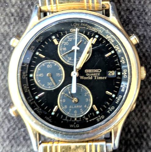 Seiko world timer - quartz, wrist