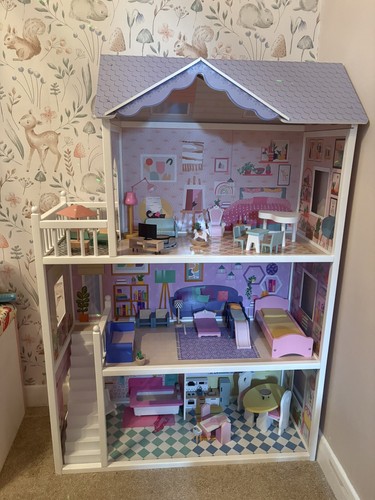 Sadie wooden dolls house - wooden,
