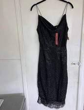 Chi Chi London sheri dress black leopard print new with tags🖤