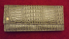 Vintage Grey Crocodile skin clutch bag by CG - VGC