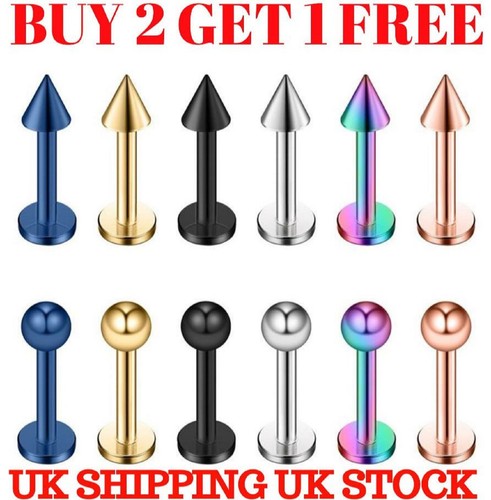 Labret monroe bars nose ring - monroe,