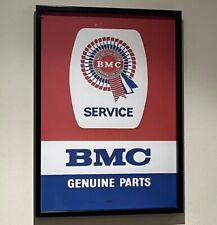 BMC Service Austin Morris Mini Cooper Etc Genuine Parts Garage Sign Poster