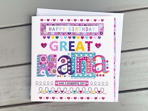 Great nana birthday - nana,