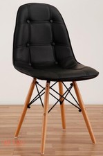 Dining Chairs leather Wooden