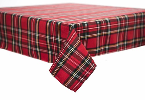 Tartan table cloth cover - cloth, /
