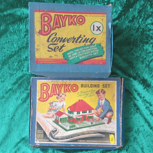Vintage 1950s bayko building - bayko,